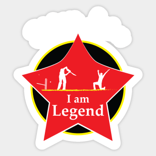 Brian Lara - I am Legend T-Shirt Sticker